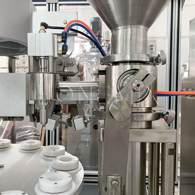 Macchina per riempire e sigillare tubi di plastica industriali da 2 kW