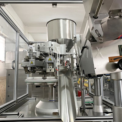 Macchine di riempimento di tubi di alluminio metallici Macchine automatiche di riempimento di unguento