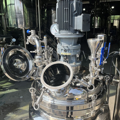 380V Macchina di miscelazione emulsionante a vuoto Serbatoio omogeneizzante Tipo fisso