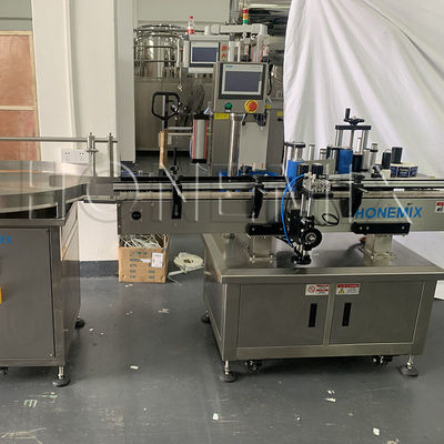 Macchina di riempimento di crema di vaselina riscaldata due ugelli di copertura di sigillamento di etichettatura