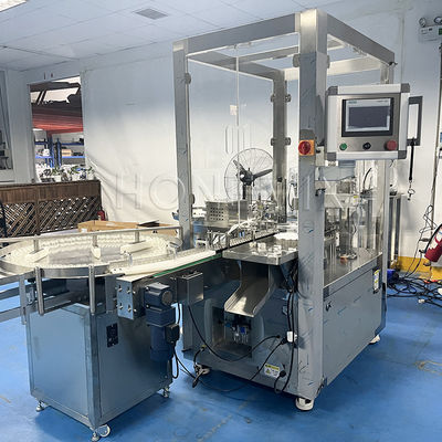 Macchine per riempimento di liquidi a doppia testa Equipaggiamento per riempimento di flaconcini OEM ad alta velocità