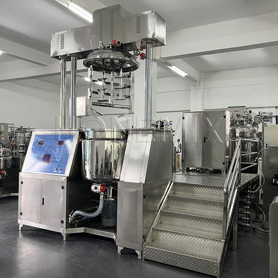 Equipaggiamento di emulsione a doppio sollevamento omogenizzatore a vuoto automatico emulsionatore