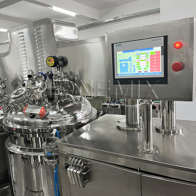 Equipaggiamento di emulsione a doppio sollevamento omogenizzatore a vuoto automatico emulsionatore