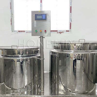 PLC Vacuum Homogenizing Emulsifier Mixer Machine Combinazione su misura