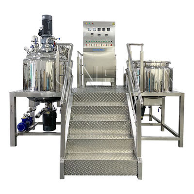 Miscelatore emulsionante a vuoto di precisione 220V / 380V macchina per la produzione di crema per il corpo