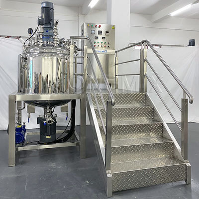 Defoaming Vacuum Emulsifying Mixer Homogenizer Tank per la pasta dello shampoo