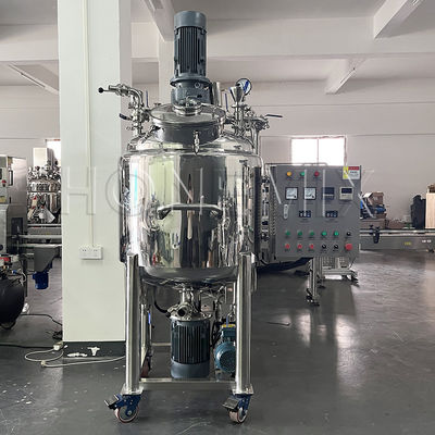 Miscelatore emulsionante a vuoto ad alto taglio da 300L mobile per unguento a bollitore