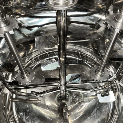 Miscelatore emulsionante a vuoto fisso 1000L Macchina per la produzione di dentifricio 5.5KW