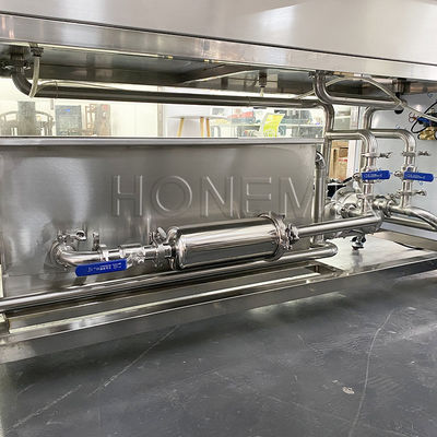 Apparecchiature ausiliarie rotanti 1.25KW Lavatrice di bottiglie a doppia linea