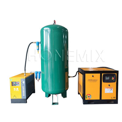 Potente attrezzatura ausiliaria 7.5KW / 10HP Compressore d'aria a vite Set