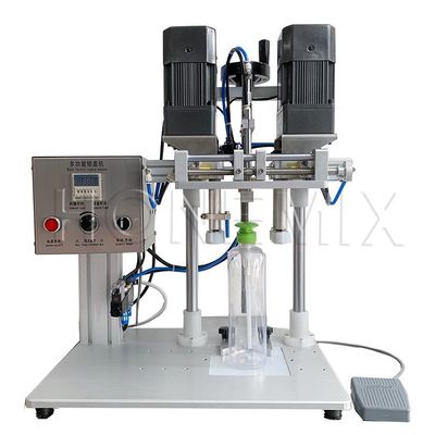 80W semiautomatica Spray Bottiglia Capping Machine 220V / 50Hz Voltaggio