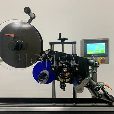 Macchina per l'etichettatura degli adesivi a piano superiore 2 kW personalizzata per bottiglie in barattolo