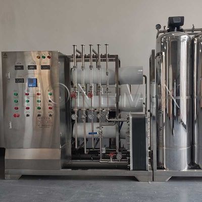 Impianto di trattamento dell'acqua a osmosi inversa a due fasi SUS304 con sistema EDI puro
