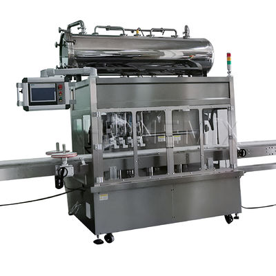 Macchina di riempimento a quattro teste per la crema di tracciamento Servo-piston Capping Machine