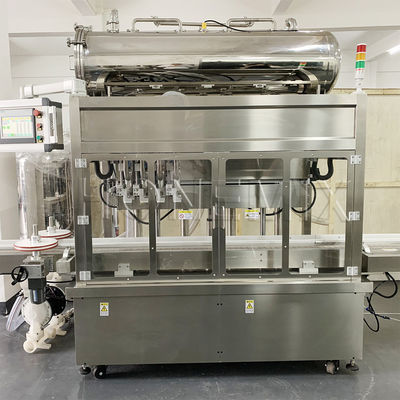 Macchina di riempimento a quattro teste per la crema di tracciamento Servo-piston Capping Machine