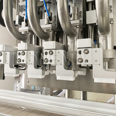 Macchina di riempimento a quattro teste per la crema di tracciamento Servo-piston Capping Machine