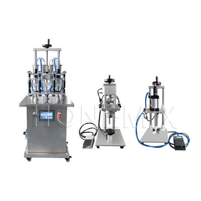 Linea di riempimento di profumi semiautomatica