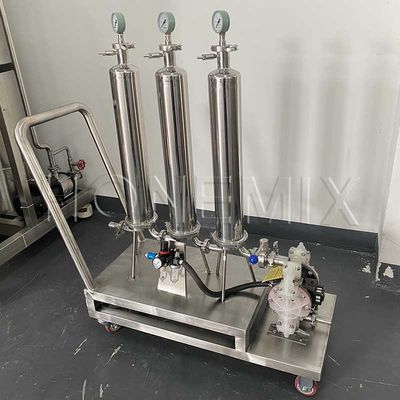 Macchina per la produzione di profumi liquidi filtro profumi a tre fasi in acciaio inossidabile