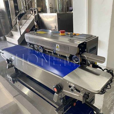 Macchina di sigillamento a pellicola di plastica orizzontale 600W di riscaldamento