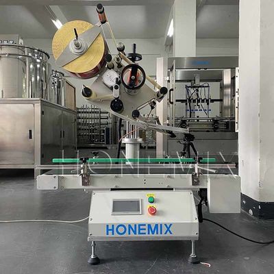 Macchina per l'etichettatura di bottiglie piatte da scrivania elettronica Applicatore di etichette per scatole automatiche