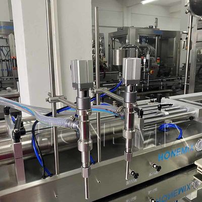 Cosmetici Macchina di riempimento a due teste Macchina di riempimento orizzontale a pistone CE