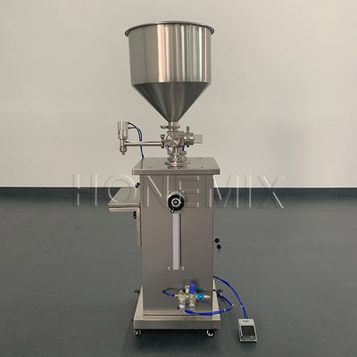 Macchina di riempimento a pistoni verticali Controllo pneumatico Crema di riempimento