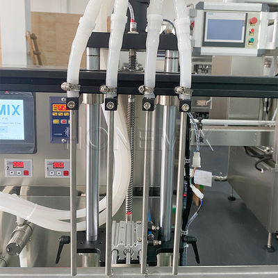 Macchine di riempimento di liquidi per bottiglie auto volumetriche Servocontrollo per lavaggio della bocca