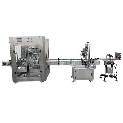 Macchina di riempimento automatico di bottiglie liquide SS 50Hz Macchina di riempimento di olio per capelli