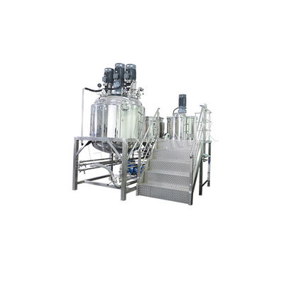 Miscelatore emulsionante a vuoto fisso 1000L Macchina per la produzione di dentifricio 5.5KW