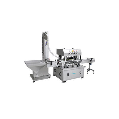 3KW Alta Velocità Automatica Capping Machine Otto Ruote Acciaio inossidabile