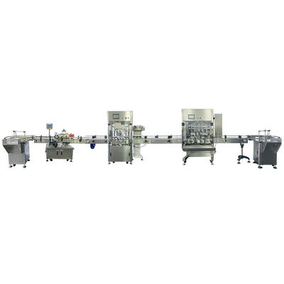 Macchina di riempimento di crema a quattro teste a controllo servo Macchina di riempimento di lozioni per il corpo