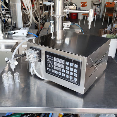 Macchina di riempimento di bottiglie di olio liquido con pompa peristaltica semiautomatica