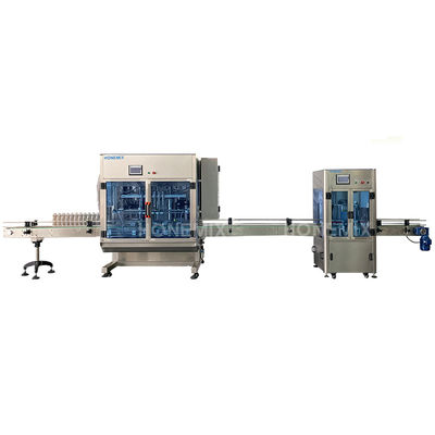 Cosmetici Cream Lotion Machine di riempimento Sei ugelli di riempimento Capping Machine