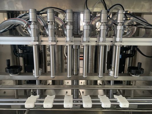 Cosmetici Cream Lotion Machine di riempimento Sei ugelli di riempimento Capping Machine