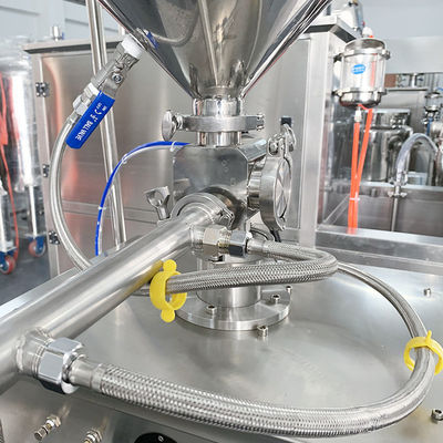 Apparecchiature per il riempimento di cera cosmetica, linea di riempimento a temperatura costante per bottiglie di crema