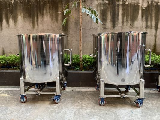 Serbatoio sanitario per impianti di depurazione idrica in acciaio inossidabile Serbatoio di stoccaggio a doppio coperchio