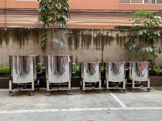 Serbatoio sanitario per impianti di depurazione idrica in acciaio inossidabile Serbatoio di stoccaggio a doppio coperchio