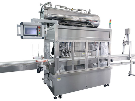 Macchina di riempimento di crema, tracciante, servo-piston, macchina di copertura